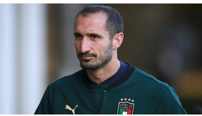Chiellini out of Italy's final World Cup qualifiers