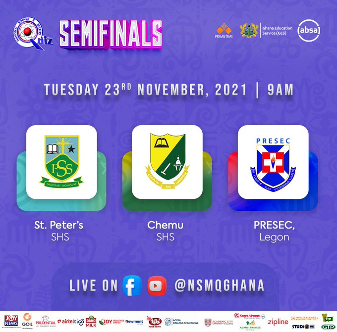 NSMQ Semi Finals Is Your School Progressing? Boombuzz