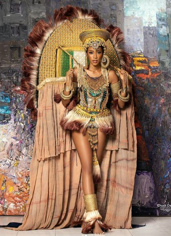 Miss Nigeria, Maristella Okpala Wins Best National Costume at Miss
