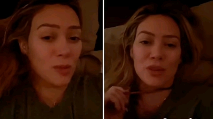 Hilary Duff poses TOPLESS for slew of makeup-free bath selfies