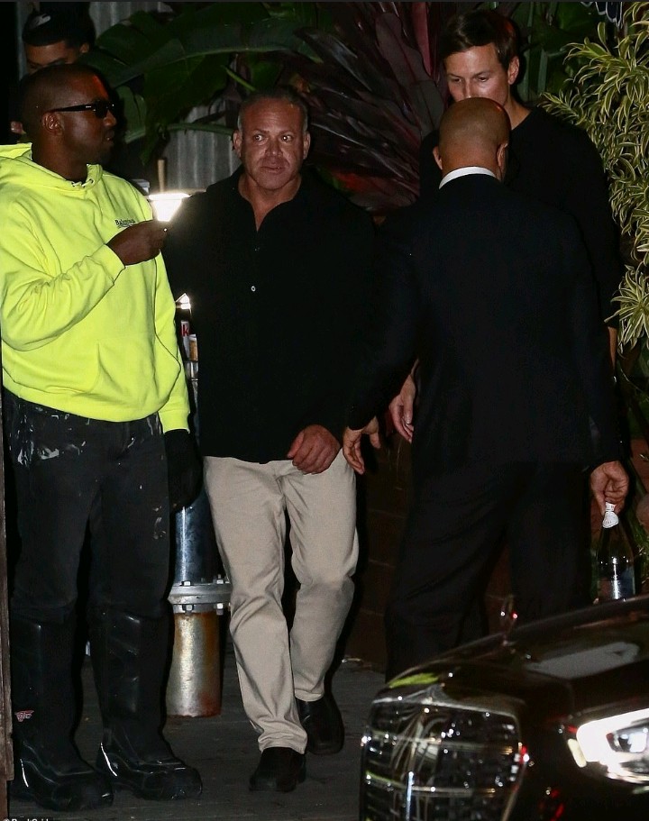 Kanye West enjoys dinner with friends in Miami after firing