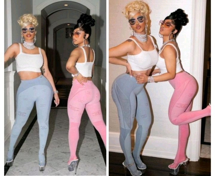 4 Things that enabled Cardi B and her sister to stand out as they rocked  stylish two piece outfits