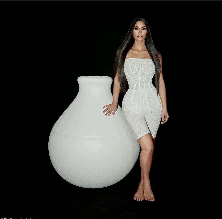 Kim looks so awesome in a new images from a pH๏τo shoot for her forthcoming fragrance collection