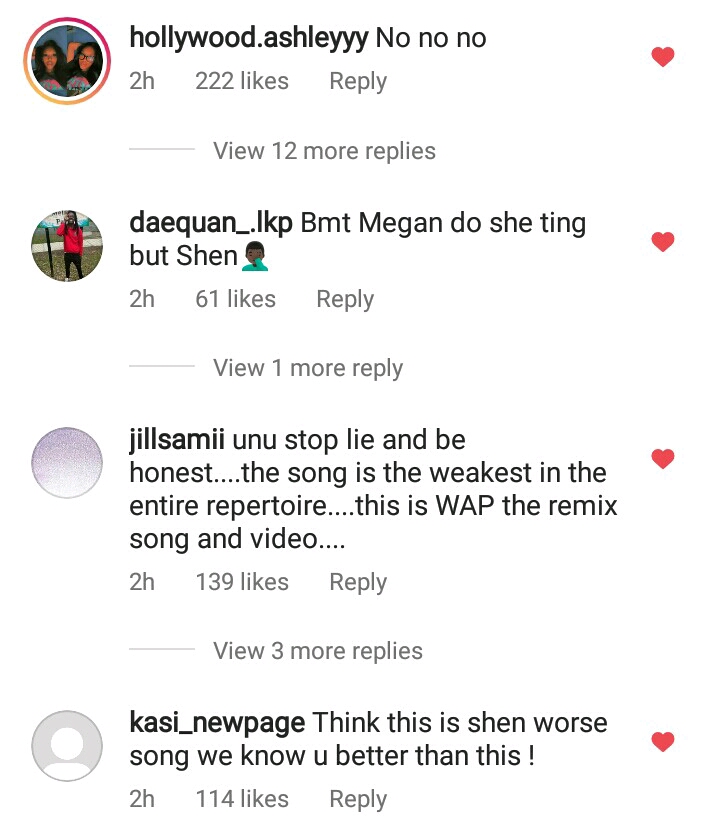Shenseea Receives Backlash for Her New Single Lick with Megan