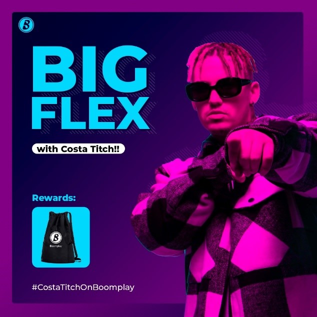 Flex With Costa Titch on Boomplay & Win Big