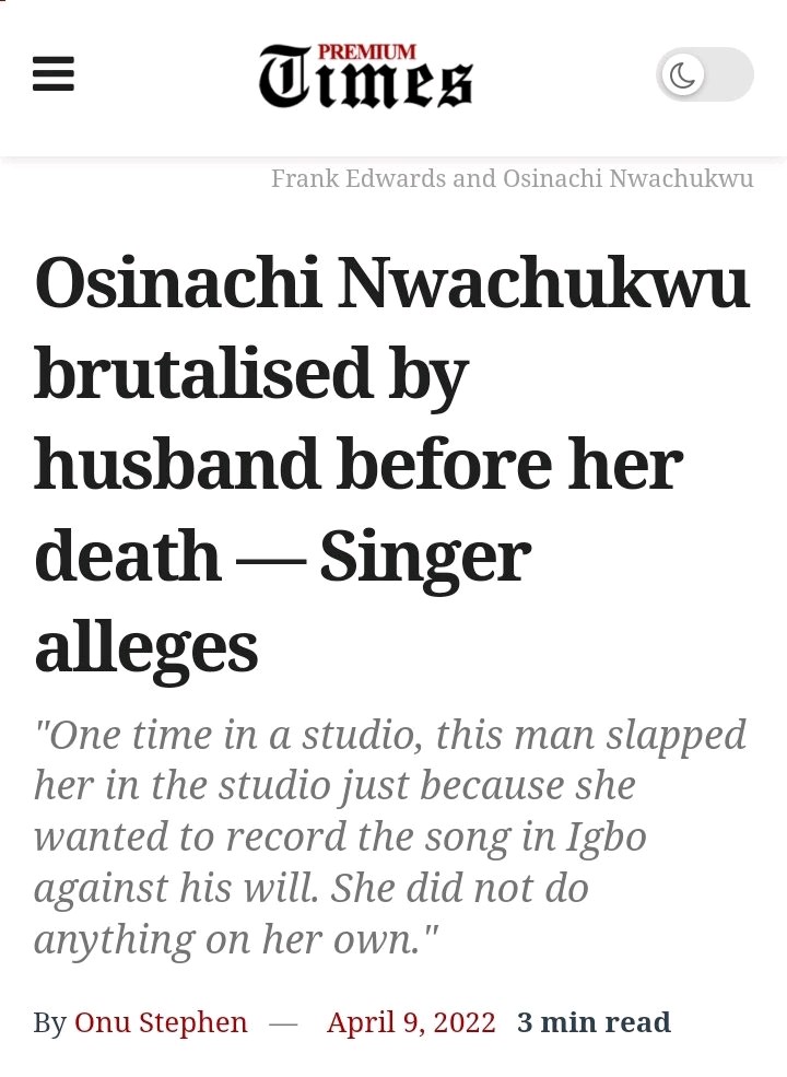 The Cause of Untimely Death of Ekweme Song Singer, Osinachi Nwachukwu Raises Eyebrows