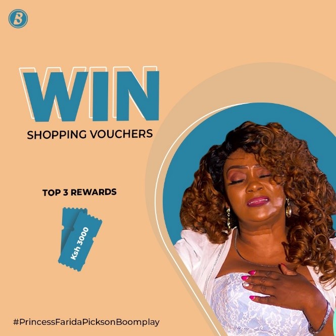 Win Shopping Vouchers Courtesy of Princess Farida's Gospel Playlist on Boomplay