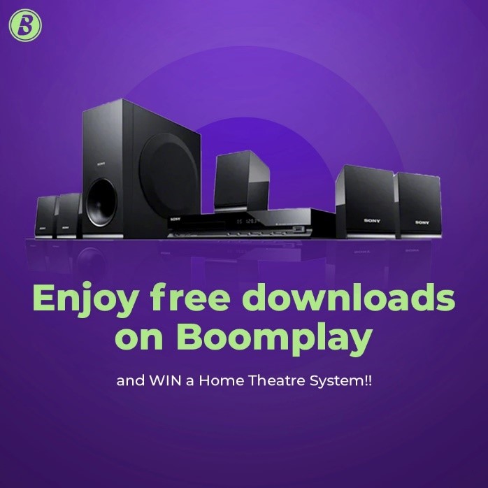Enjoy Free Music & Free Downloads on Boomplay for a Chance to Win a Brand-New Home Theatre System