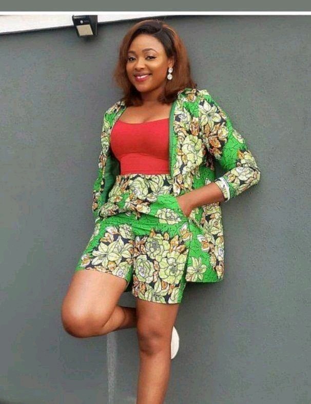 Ankara knee 2024 length shorts