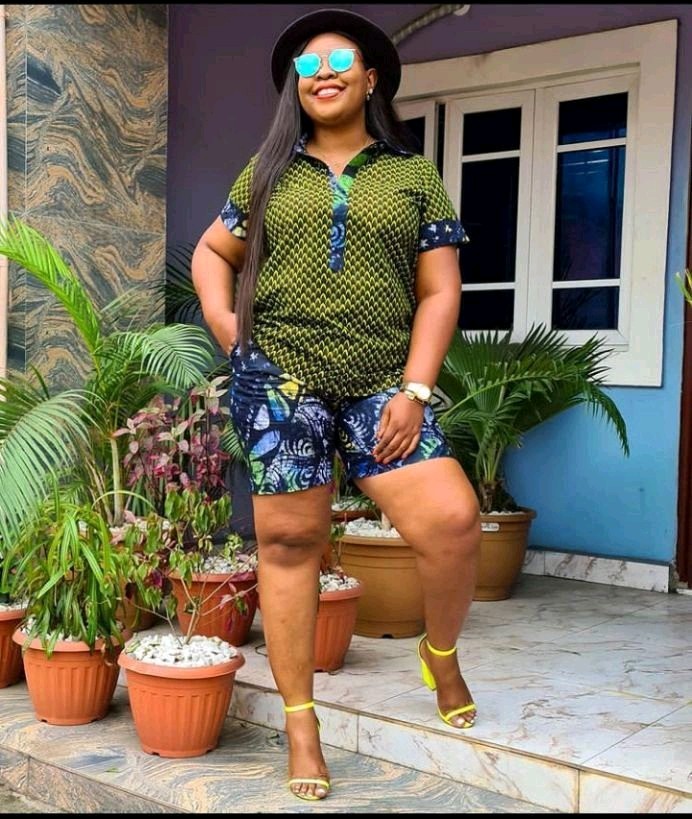 This post features amazing photos of trendy Ankara shorts you can rock for  casual outting such …