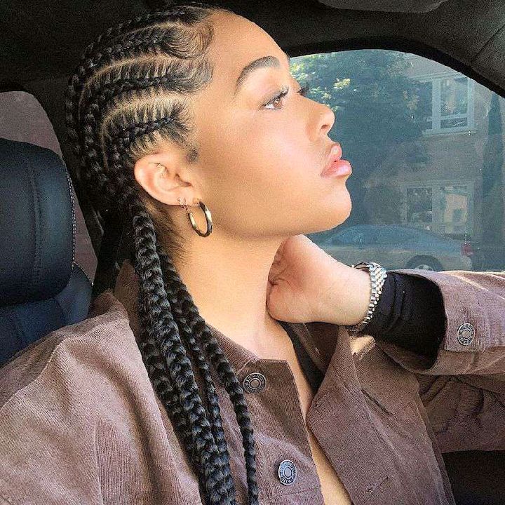 16 IMAGES: Latest Big Cornrow Braided Hairstyles - Youstylez Collections