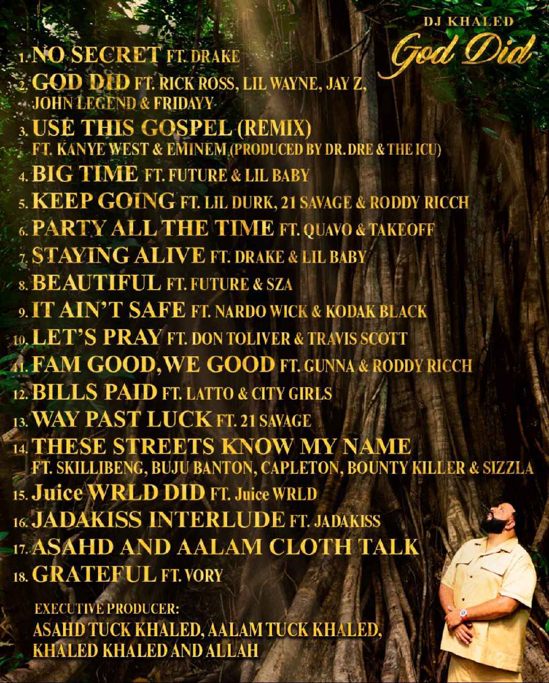 DJ Khaled Unveils God Did's Cover Art and Official Tracklist