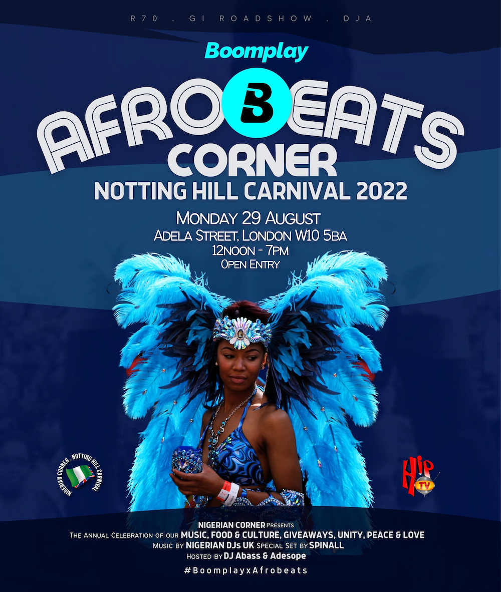 Boomplay Headlines 'Afrobeats Corner' At Notting Hill Carnival 2022