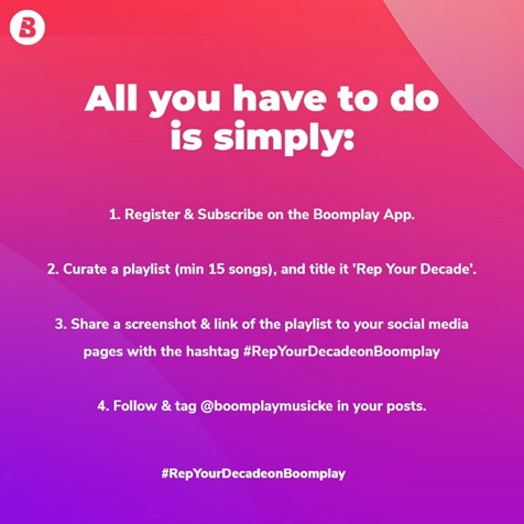 Rep the Music of Your Decade On Boomplay And Win Great Prizes!