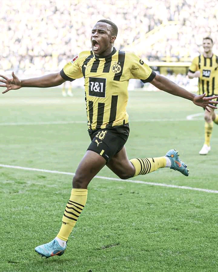 Youssoufa Moukoko's 79th minute strike secured all three points for Borussia Dortmund.