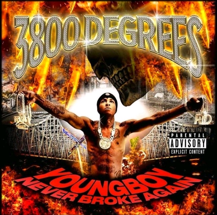 YoungBoy Never Broke Again Releases His 5Th Studio Album Tagged "3800 Degrees" 