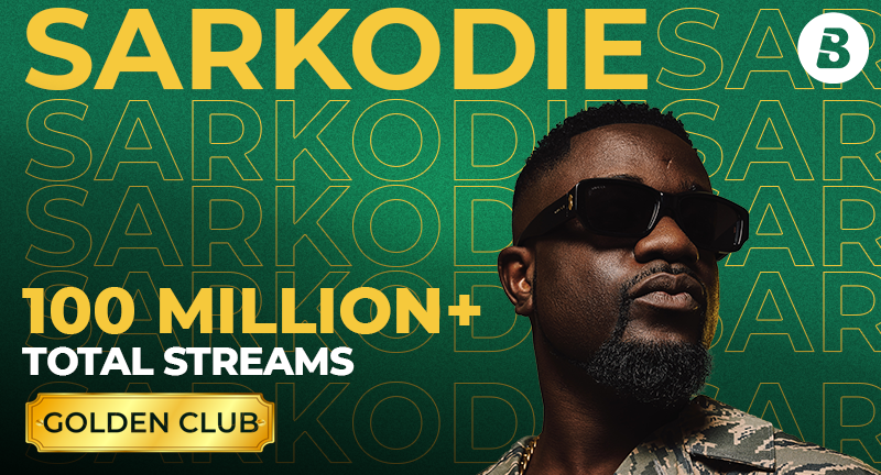 Sarkodie Joins Boomplay's Golden Club with 100M Streams