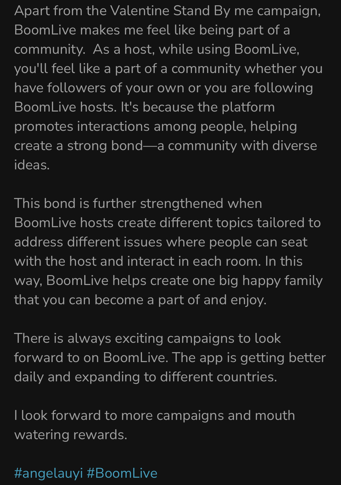 [BoomLive Experience] Angela_Uyi Shares Her Experience on BoomLive