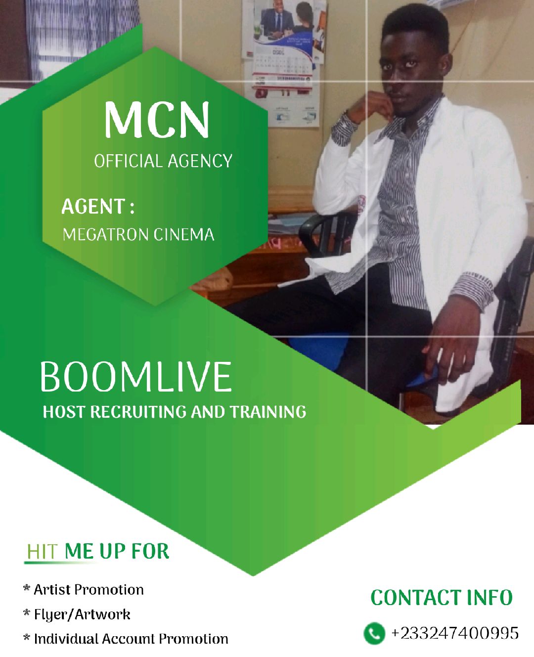 BOOMLIVE HOST RECRUITING AND TRAINING