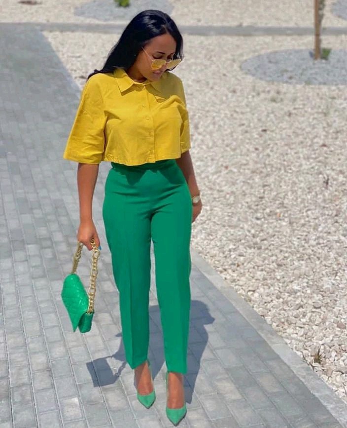 Picture Tips On How To Match Green Colors In Your Office Outfits