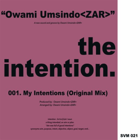 The Intention (Original Mix) | Boomplay Music