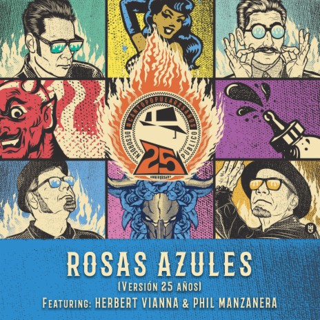 Rosas Azules (Versión 25 Años) ft. Phil Manzanera & Herbert Vianna | Boomplay Music
