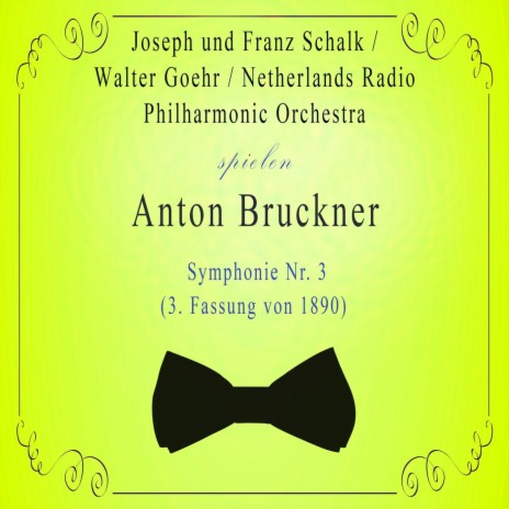 Symphonie Nr. 3, WAB 103 D Minor: Scherzo: ziemlich schnell ft. Joseph Schalk | Boomplay Music