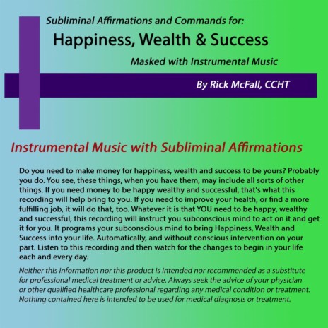 Music with Subliminal Suggestions for Happiness, Wealth and Success-Track 5