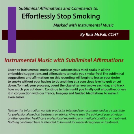 Music with Embedded Subliminal Messages to Stop Smoking-Track 3