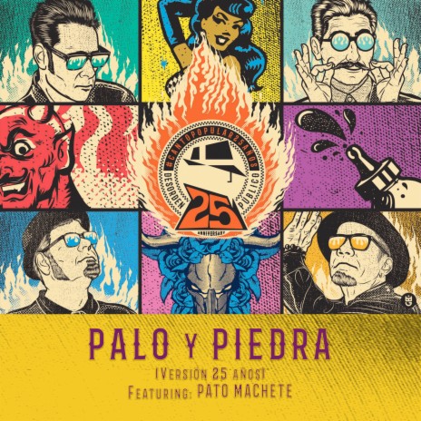 Palo y Piedra (Versión 25 Años) ft. Pato Machete | Boomplay Music