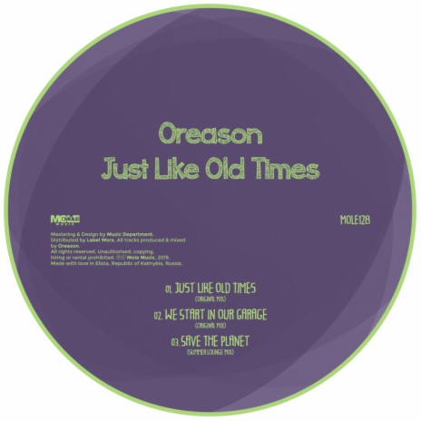Just Like Old Times (Original Mix)