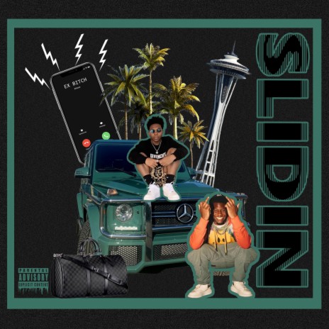 Slidin ft. 1takejay | Boomplay Music