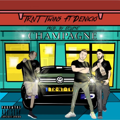 Champagne ft. Denicio | Boomplay Music