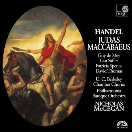 Judas Maccabaeus: Act 2. Aria: So rapid thy course is ft. Patricia Spence & Nicholas McGegan | Boomplay Music