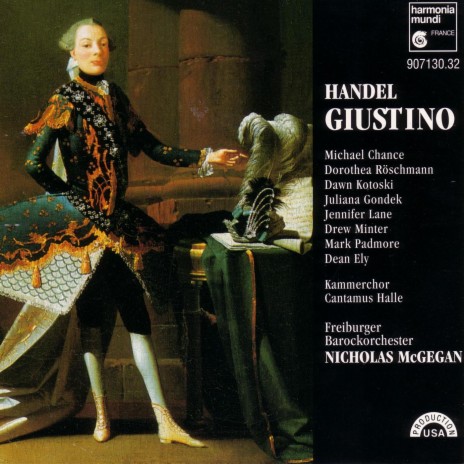 Giustino: Act 1. Aria: Può ben nascere tra Li Boschi ft. Michael Chance & Freiburger Barockorchester | Boomplay Music