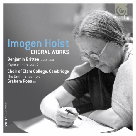 Rejoice in the Lamb, Op. 30 "Festival Cantata": IV. For the Flowers are Great Blessings ft. Graham Ross, Dmitri Ensemble, Cressida Sharp, Robert Cross & Stefan Kennedy | Boomplay Music