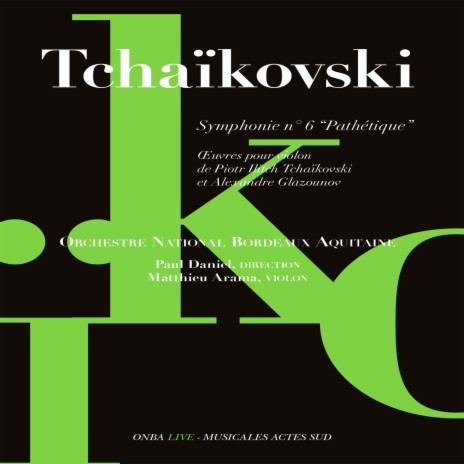 Symphonie No. 6 en Si Mineur, Op. 73 “Pathétique”: III. Allegro molto vivace (Live) ft. Orchestre national de Bordeaux Aquitaine | Boomplay Music