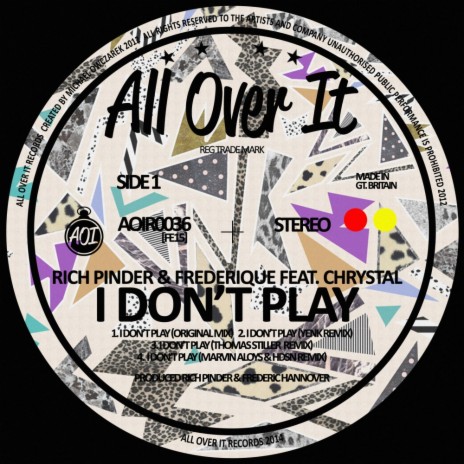 I Don't Play (Marvin Aloys, HDSN Remix) ft. Frederique & CHRYSTAL