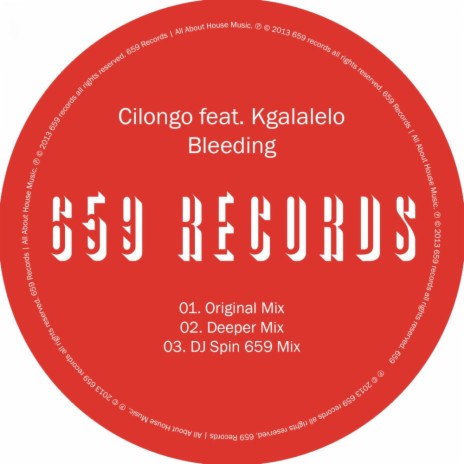 Bleeding (Dj Spin 659 Mix) ft. Kgalalelo | Boomplay Music