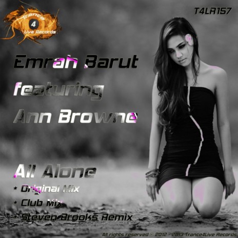 All Alone (Steven Brooks Remix) ft. Ann Browne | Boomplay Music
