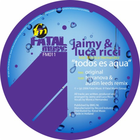 Todos Es Aqua (Original Mix) ft. Luca Ricci & Monica Hernandez