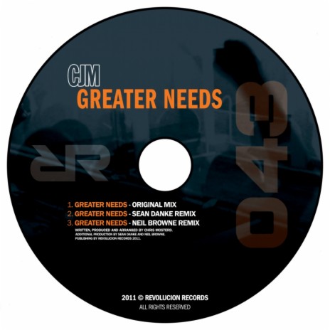 Greater Needs (Original Mix)