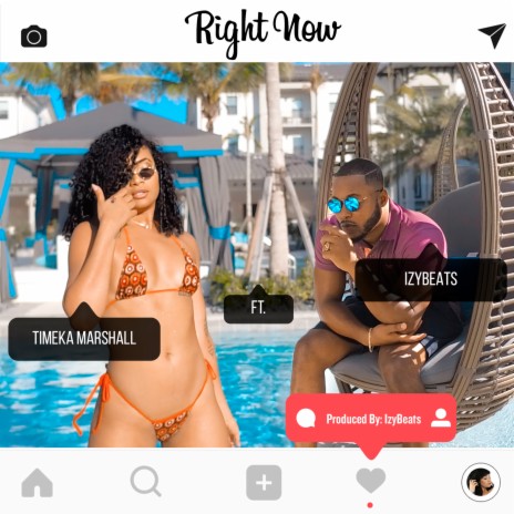 Right Now (On the Gram) ft. IzyBeats | Boomplay Music