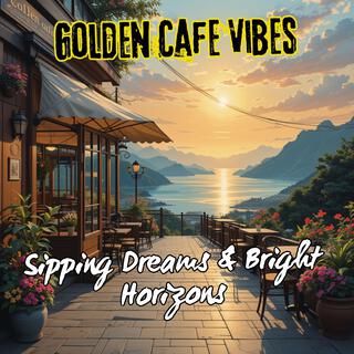 Golden Cafe Vibes: Sipping Dreams & Bright Horizons