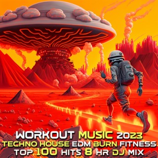 Workout Music 2023 Techno House EDM Burn Fitness Top 100 Hits (8 HR DJ Mix)