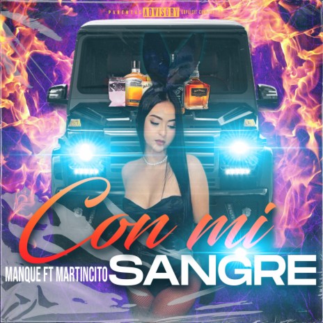 Con mi sangre ft. Martincito | Boomplay Music