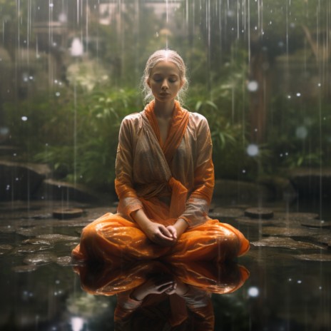 Rain Meditation Peaceful Flow ft. The Rain Library & Meditation Music Therapy | Boomplay Music