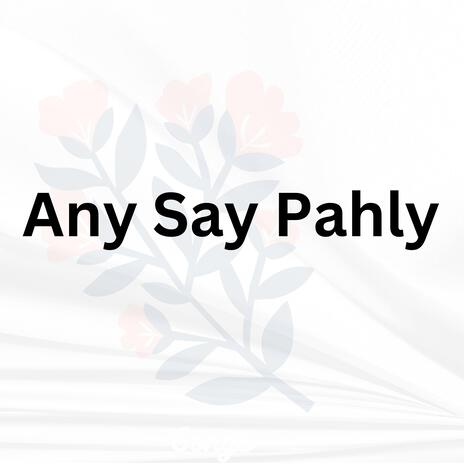 Any Say Pahly | Boomplay Music