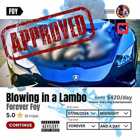 Blowing in a Lambo | Boomplay Music