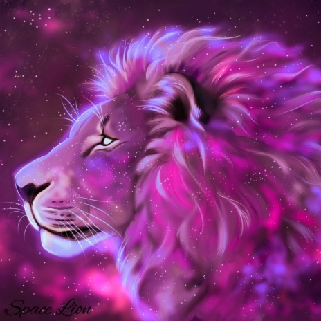 space lion wallpaper